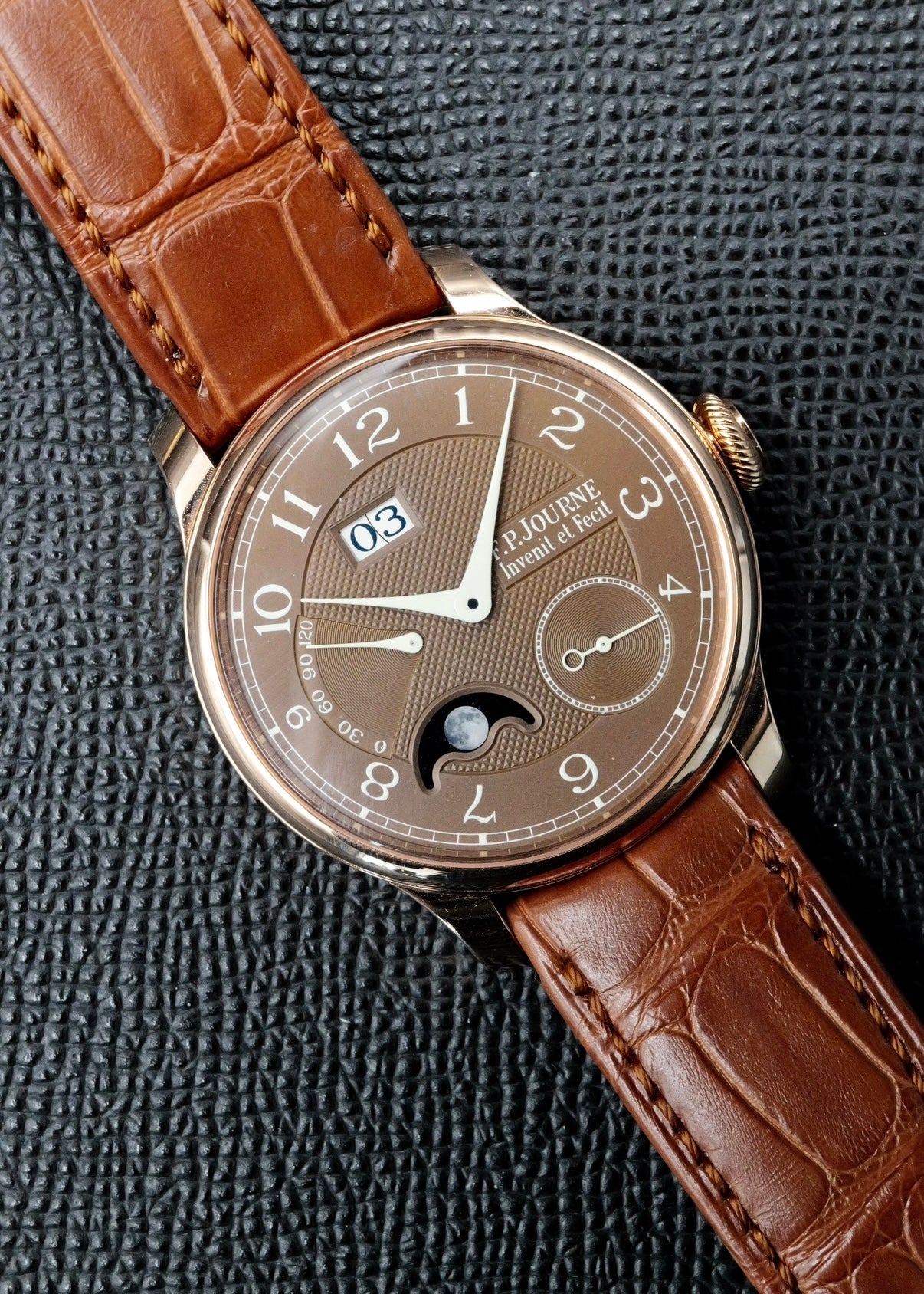 F.P. Journe Automatique Lune Havana Rose Gold
