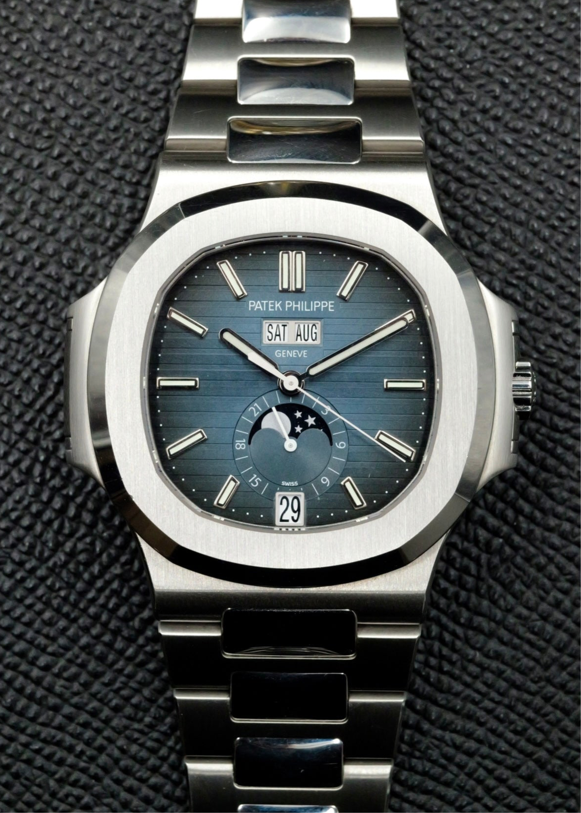 Patek Philippe Nautilus Annual Calendar 5726/1A Blue Dial New Buckle