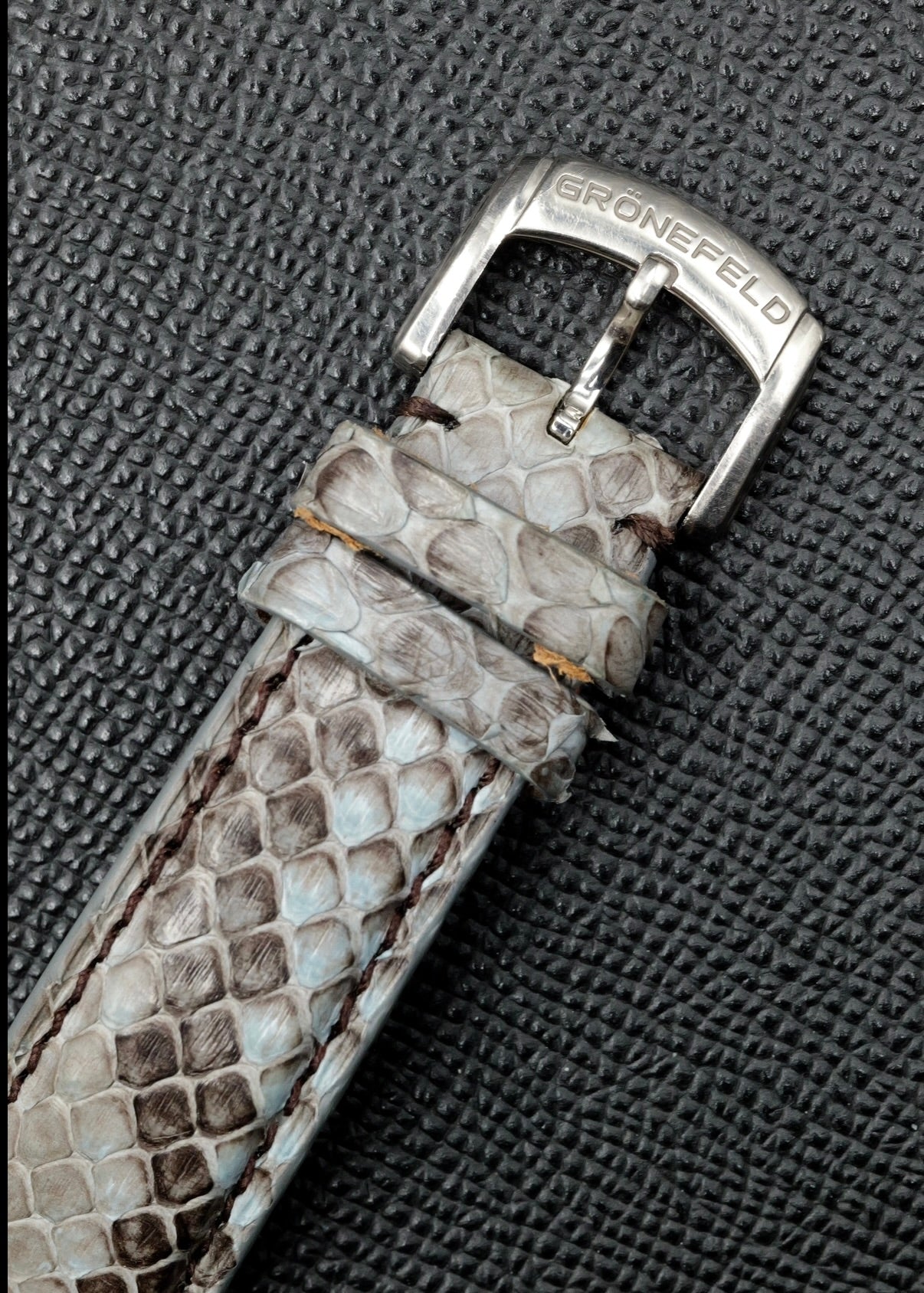 Grönefeld 1941 Remontoire with Bespoke Kari Voutilainen Guilloche Enamel Dial