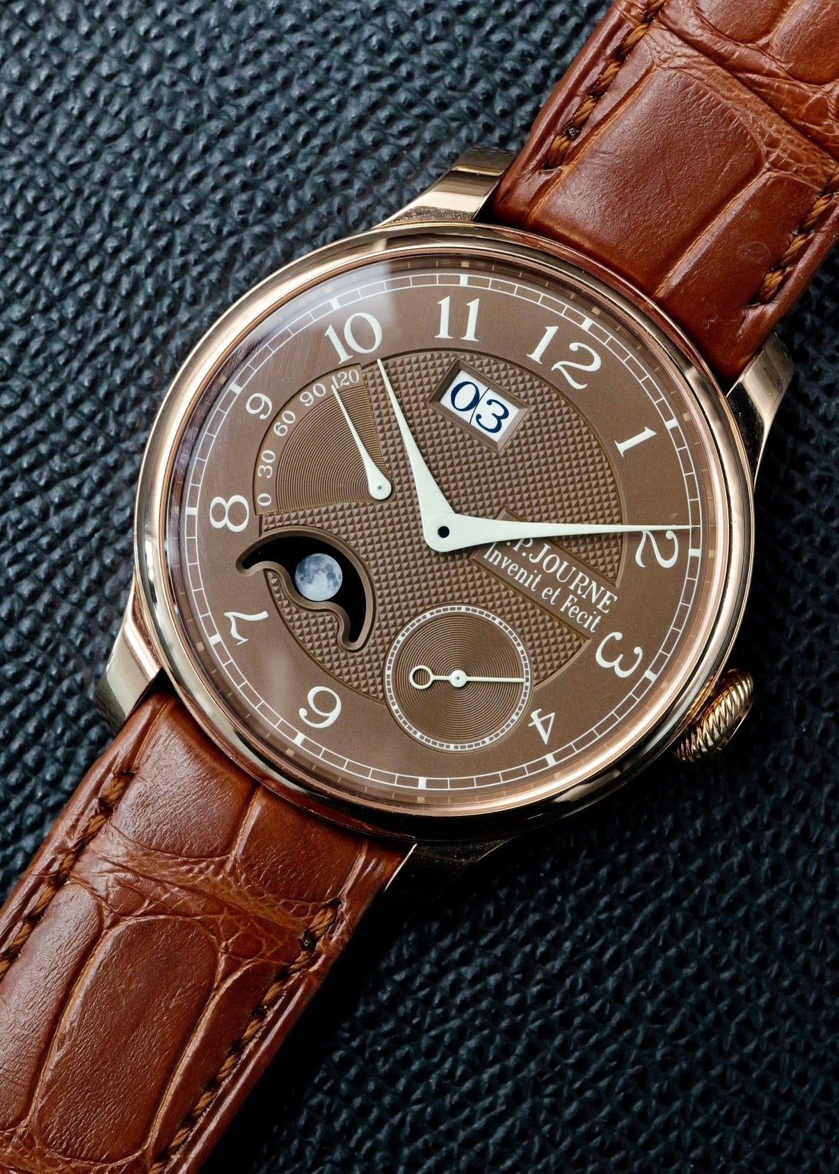 F.P. Journe Automatique Lune Havana Rose Gold