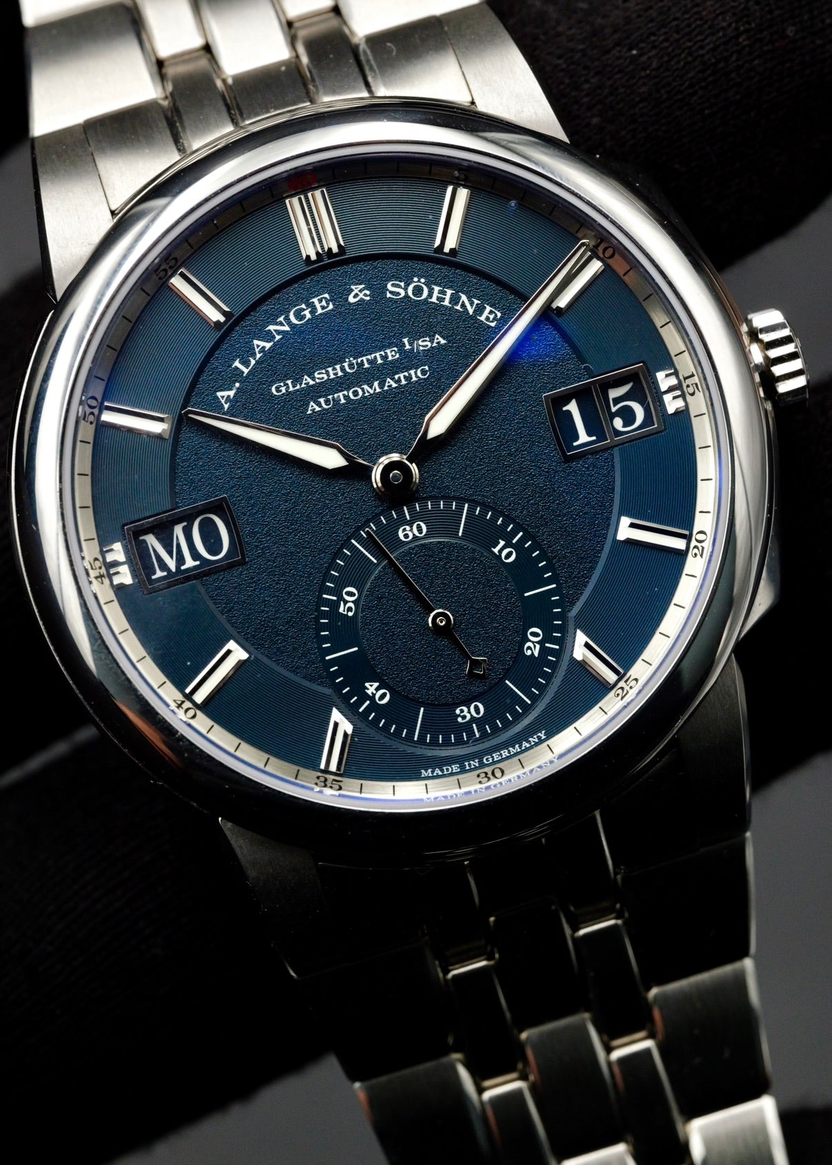 A. Lange & Sohne Odysseus 363.179 Stainless Steel Blue Dial