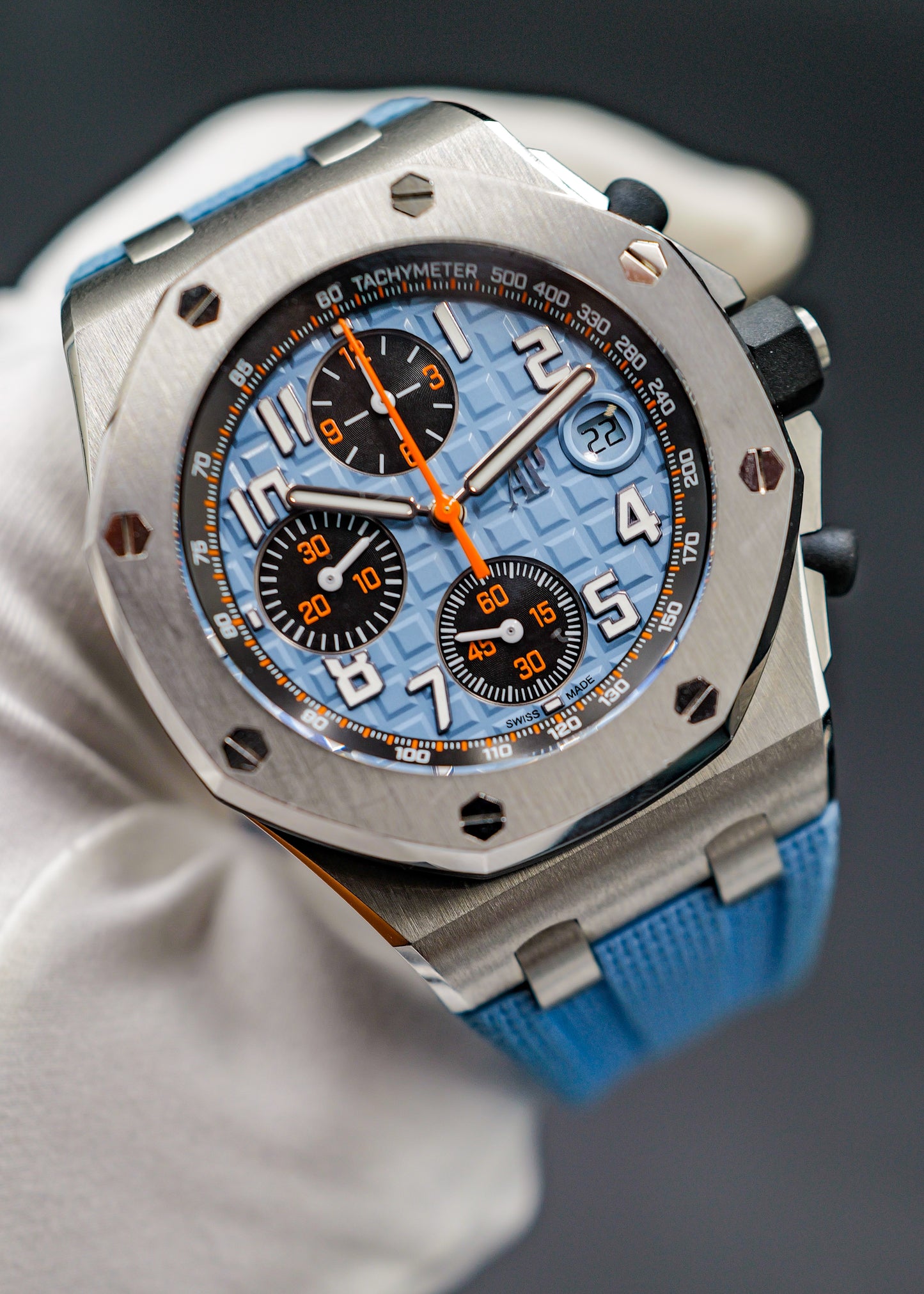AP Royal Oak Offshore Chronograph 42mm 26238ST Gulf Blue