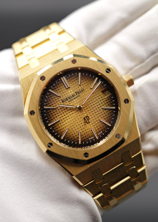 AP Royal Oak Jumbo Ultra Thin 16202BA Yellow Gold "Lebron James"