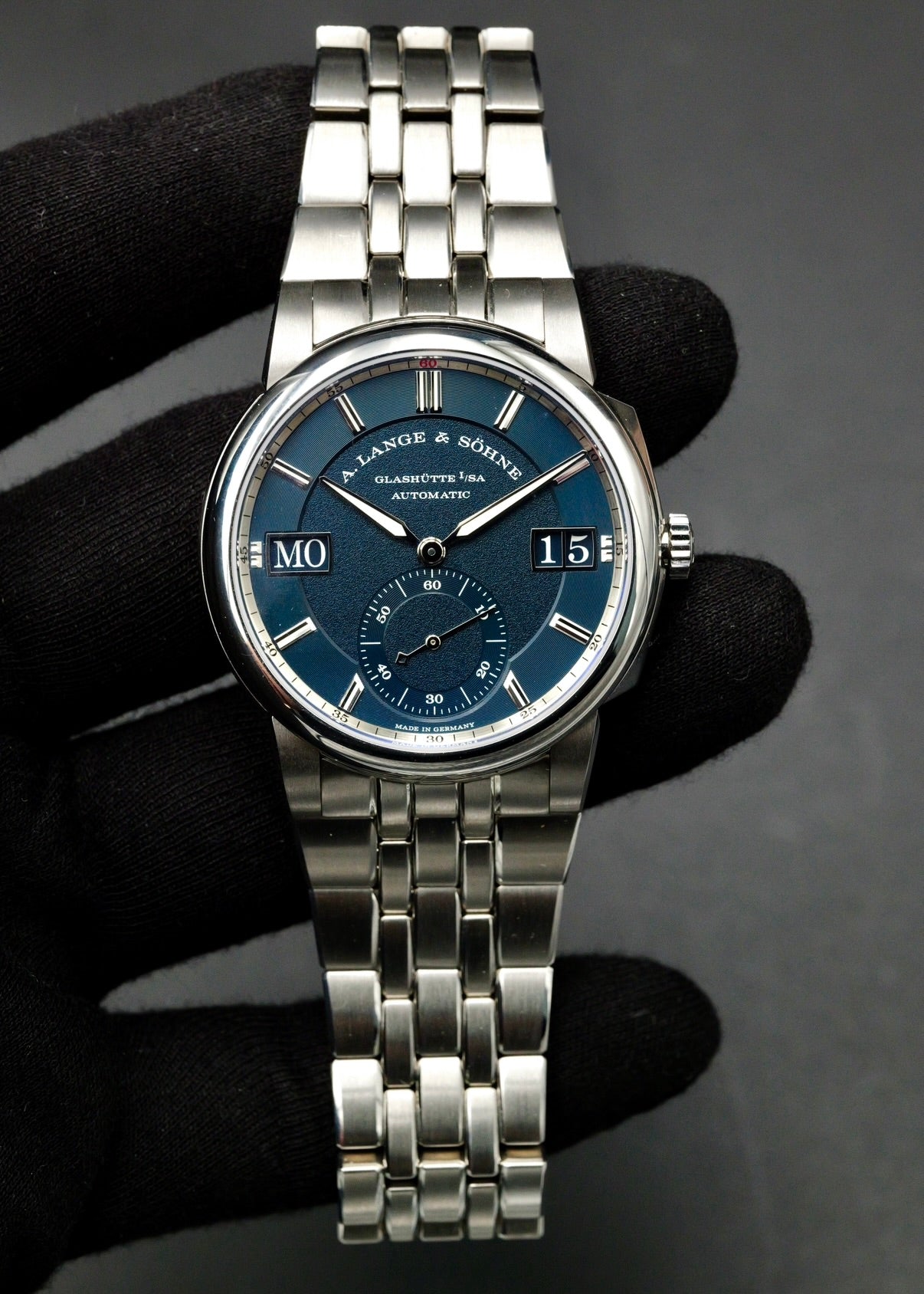 A. Lange & Sohne Odysseus 363.179 Stainless Steel Blue Dial