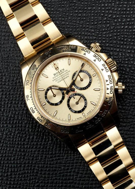 Rolex Daytona 126508 Yellow Gold Champagne Dial
