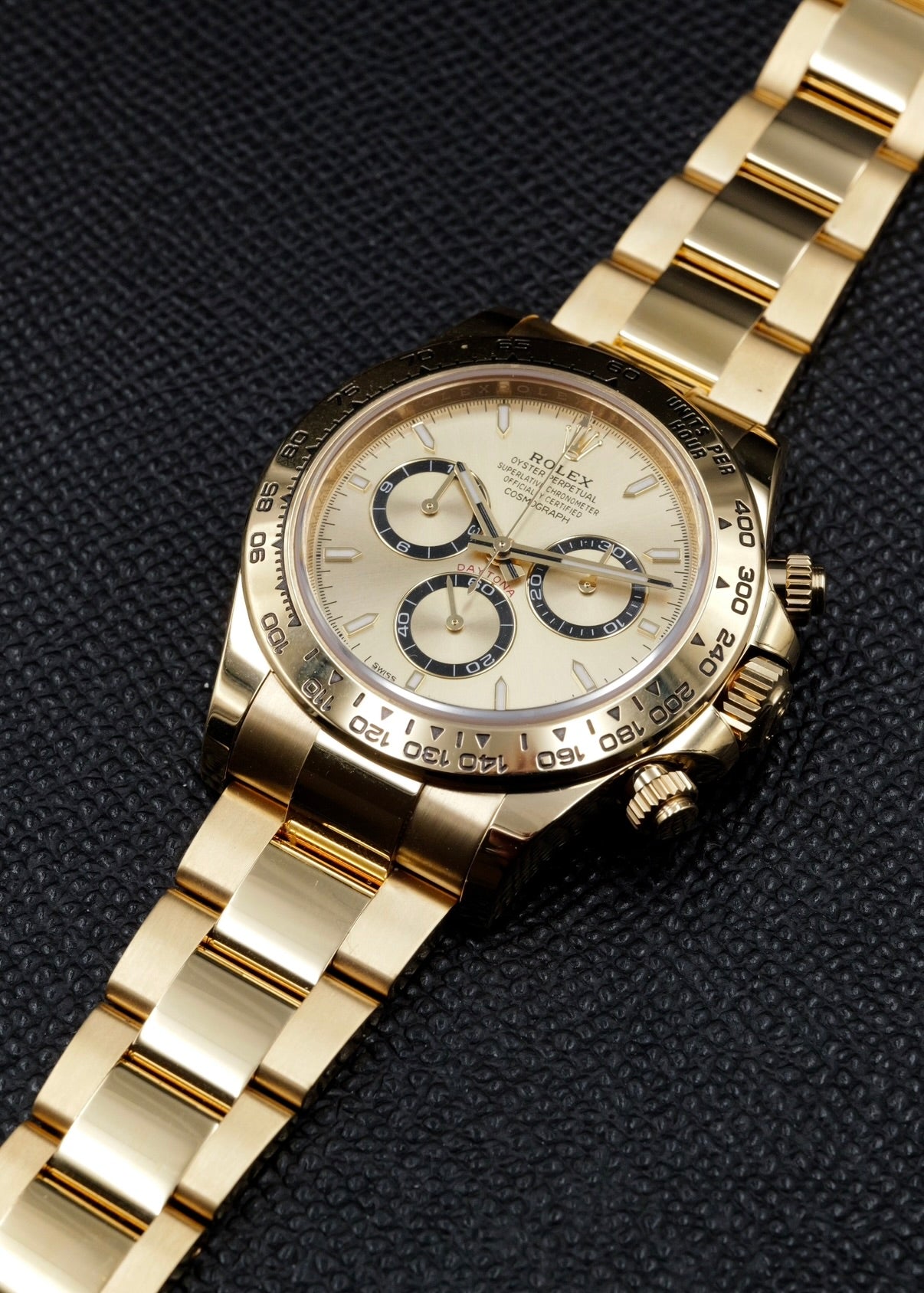 Rolex Daytona 126508 Yellow Gold Champagne Dial