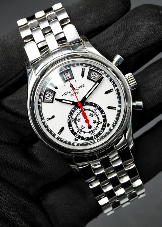 Patek Philippe Annual Calendar Chronograph 5960/1A Stainless Steel White Dial