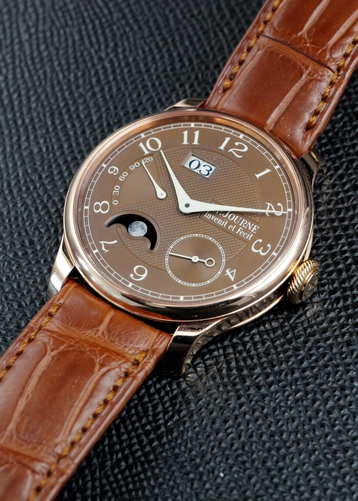 F.P. Journe Automatique Lune Havana Rose Gold