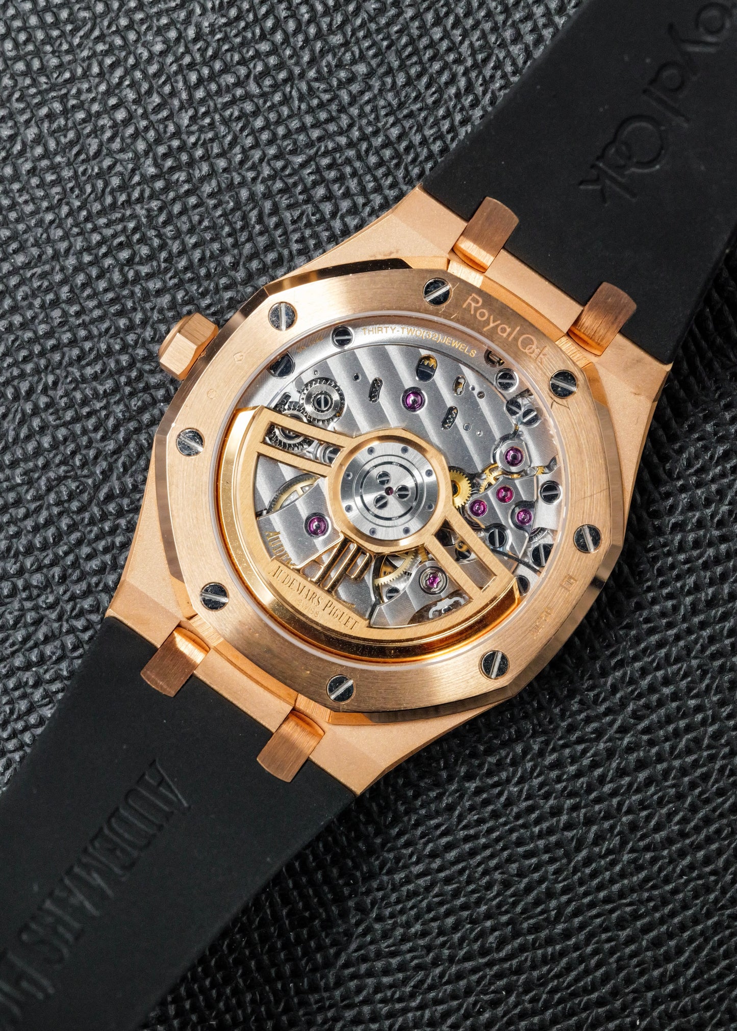 AP Royal Oak 15510OR Black Dial Rose Gold