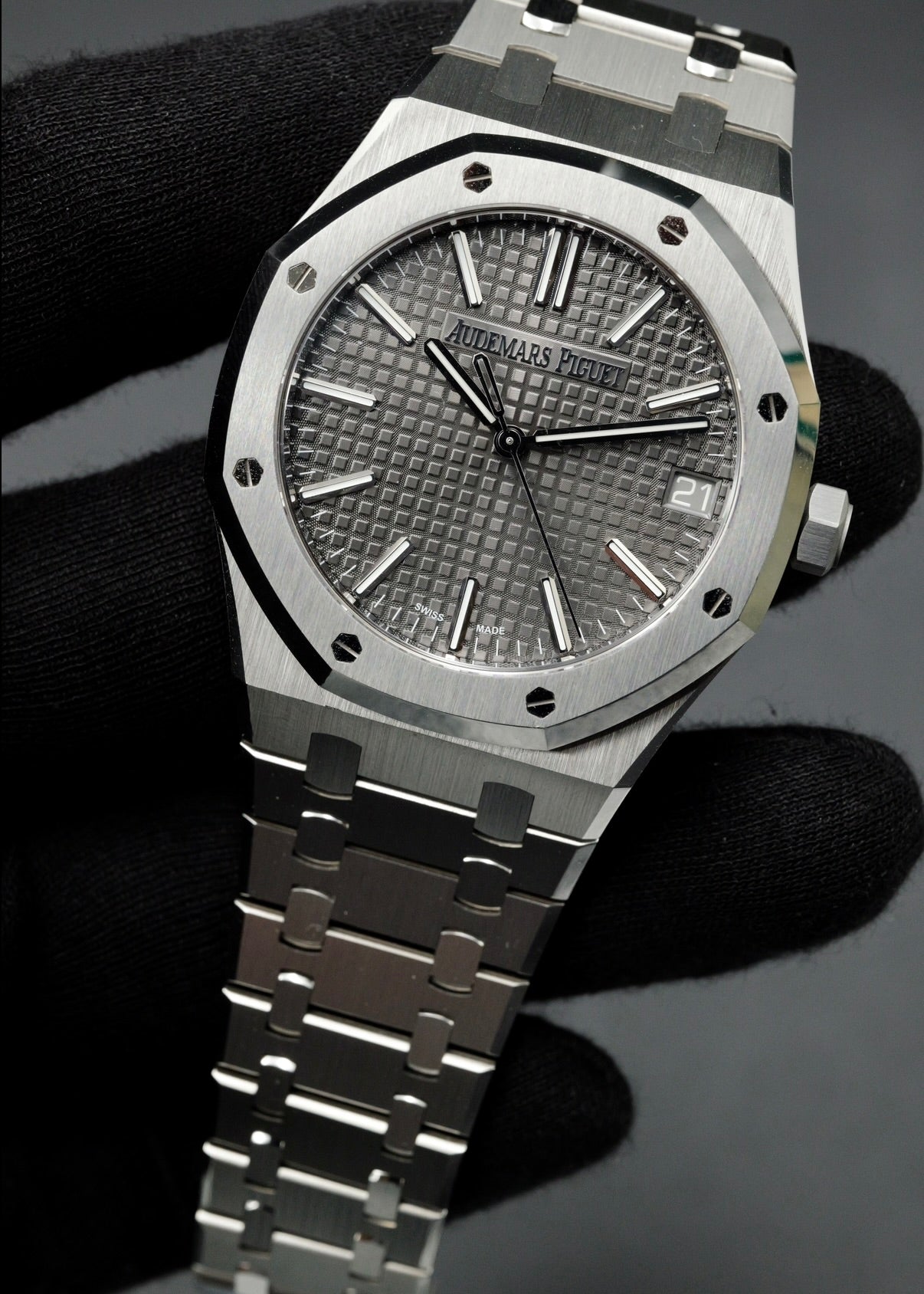 AP Royal Oak 41mm 15510ST Grey Dial
