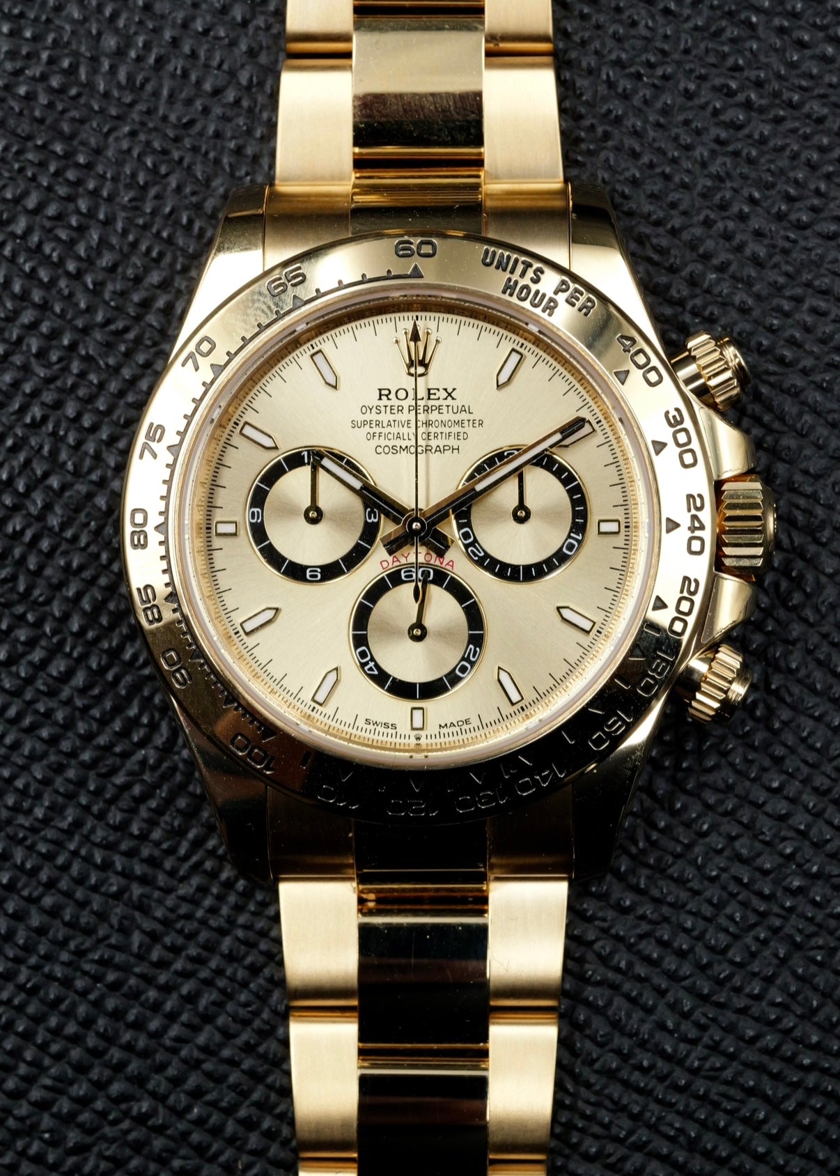 Rolex Daytona 126508 Yellow Gold Champagne Dial