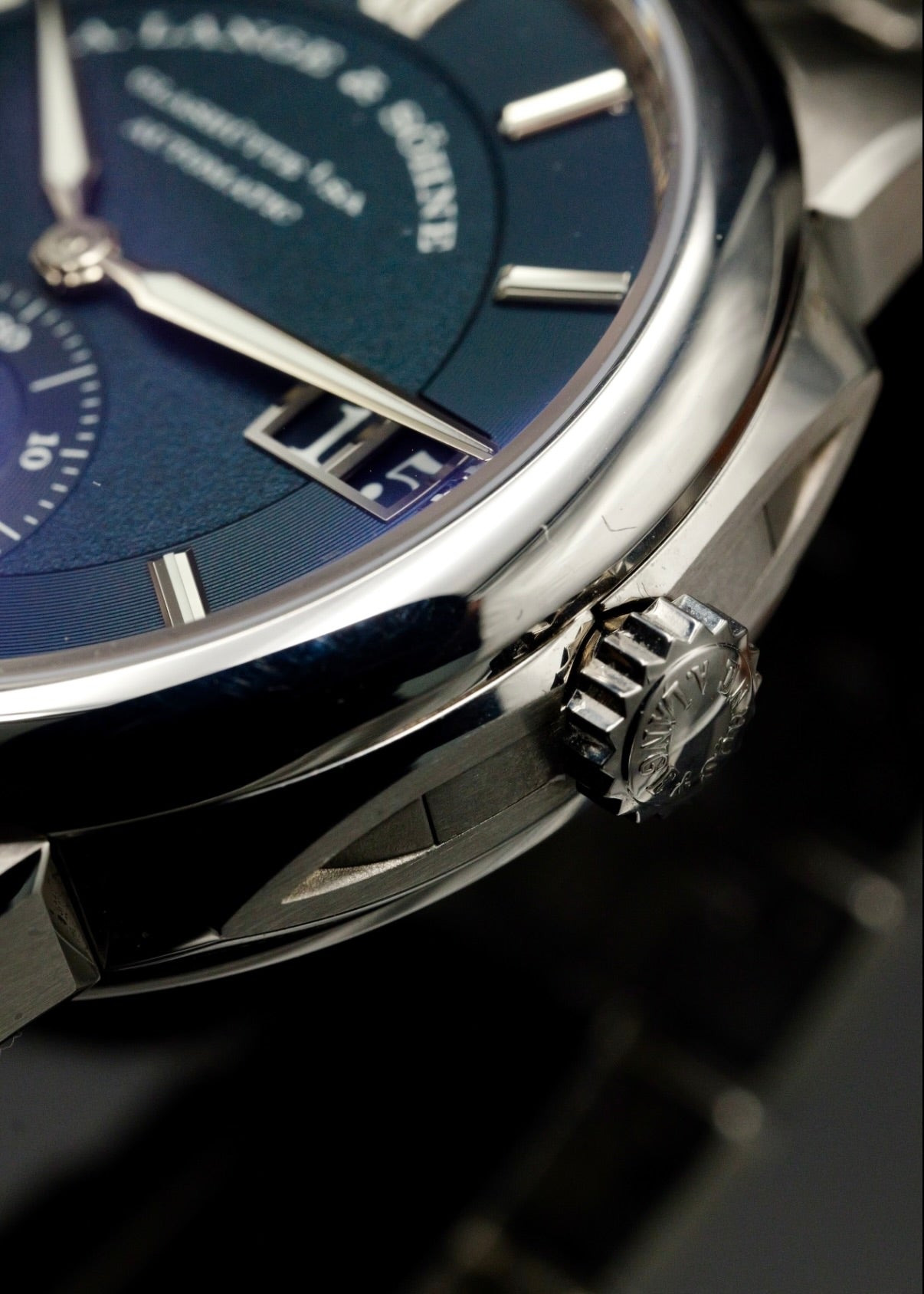 A. Lange & Sohne Odysseus 363.179 Stainless Steel Blue Dial