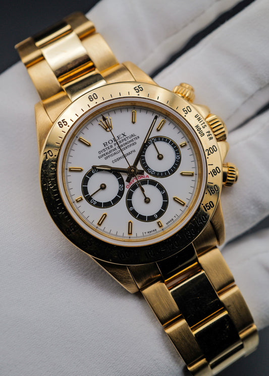 Rolex Daytona 16528 Zenith Movement Porcelain Floating Cosmograph Dial