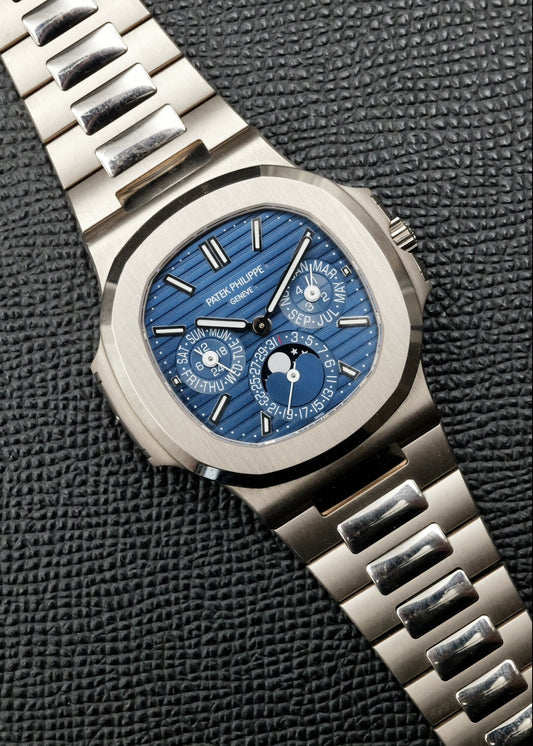 Patek Philippe Nautilus Perpetual Calendar 5740/1G White Gold Blue Dial
