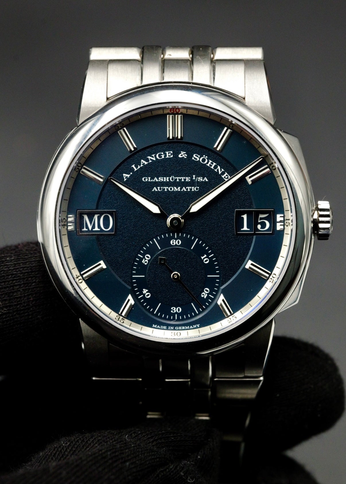 A. Lange & Sohne Odysseus 363.179 Stainless Steel Blue Dial