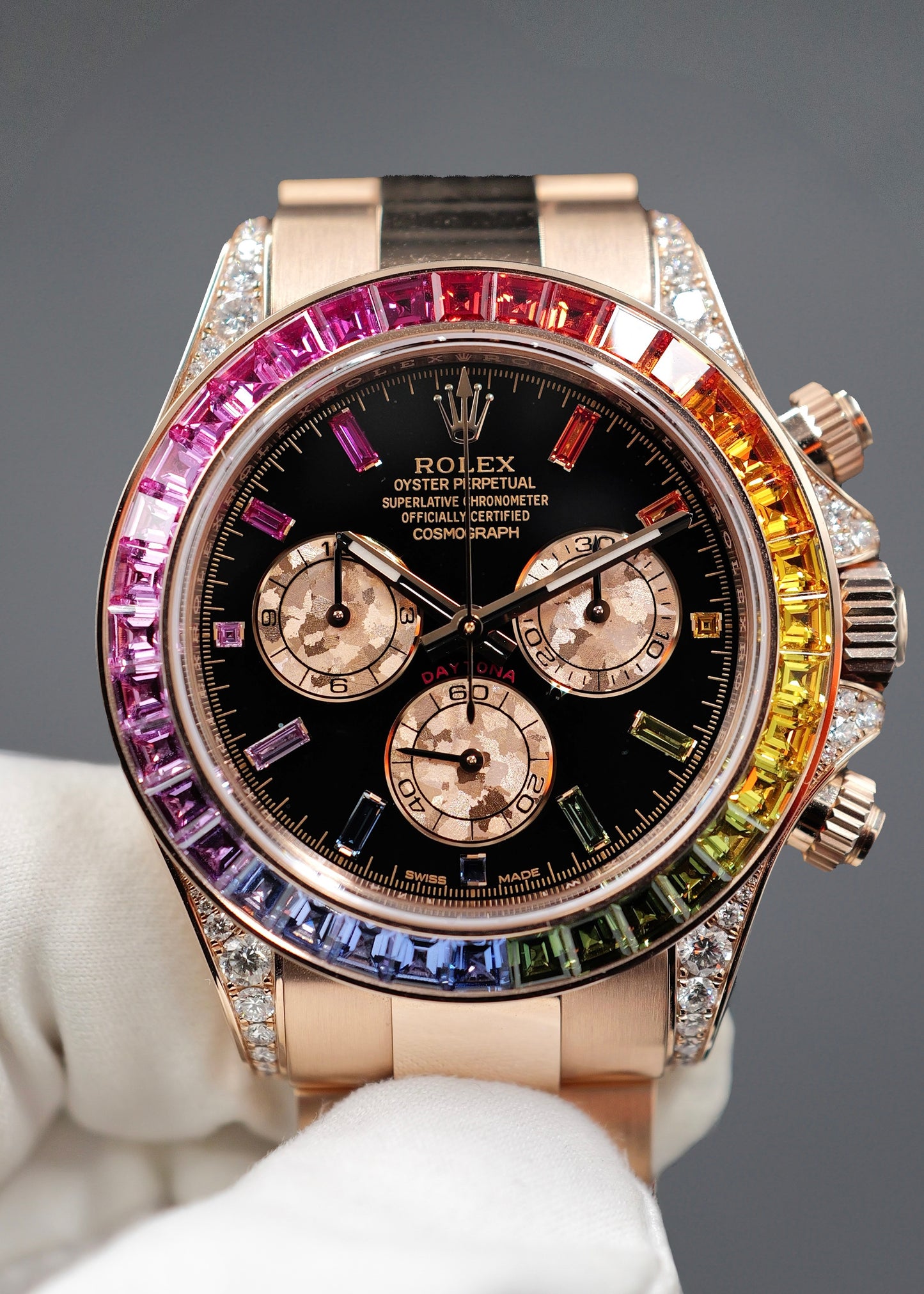 Rolex Daytona 116595RBOW "Rainbow" Factory Gem Set
