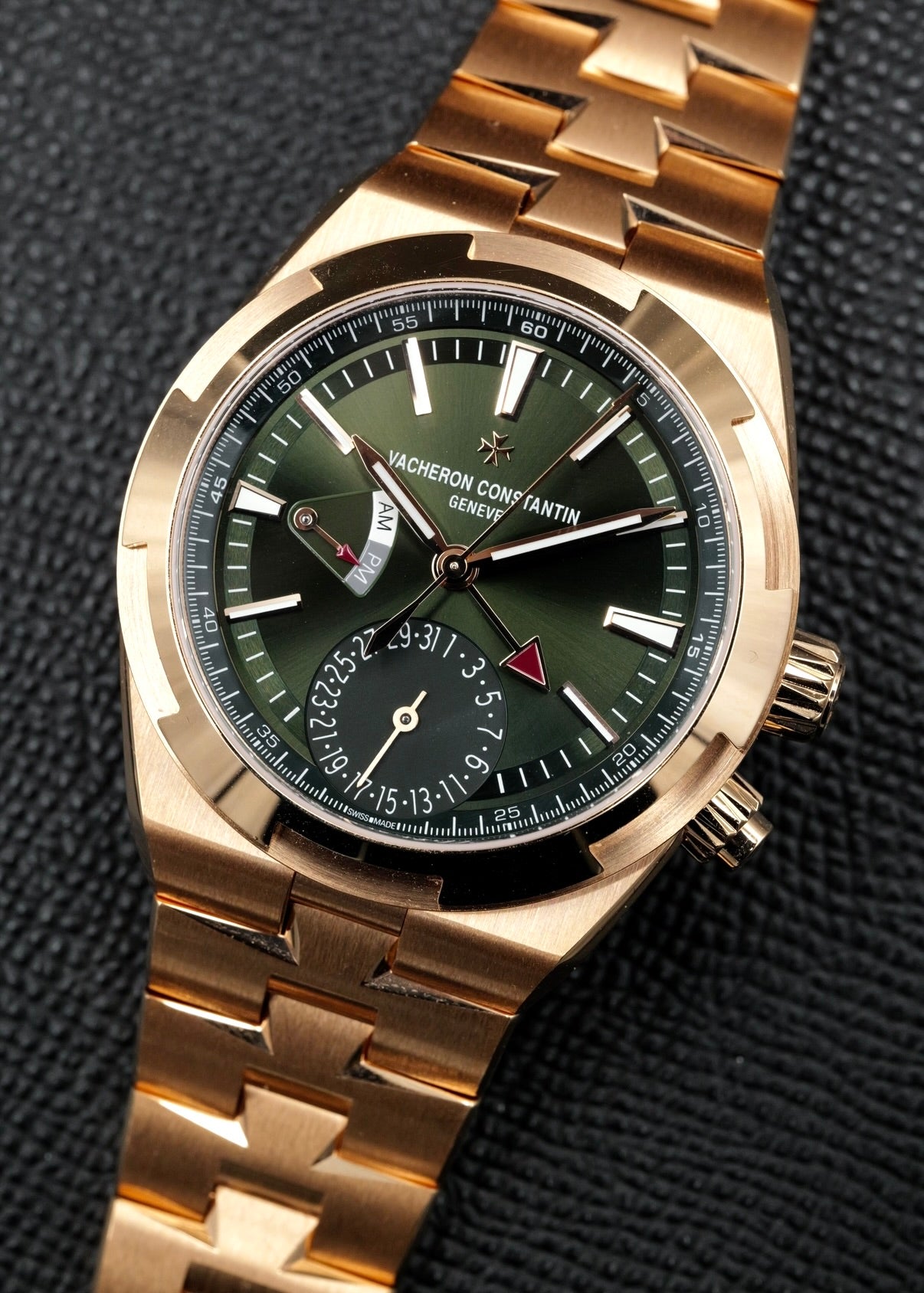 Vacheron Constantin Overseas Dual Time 7920V Rose Gold Green Dial