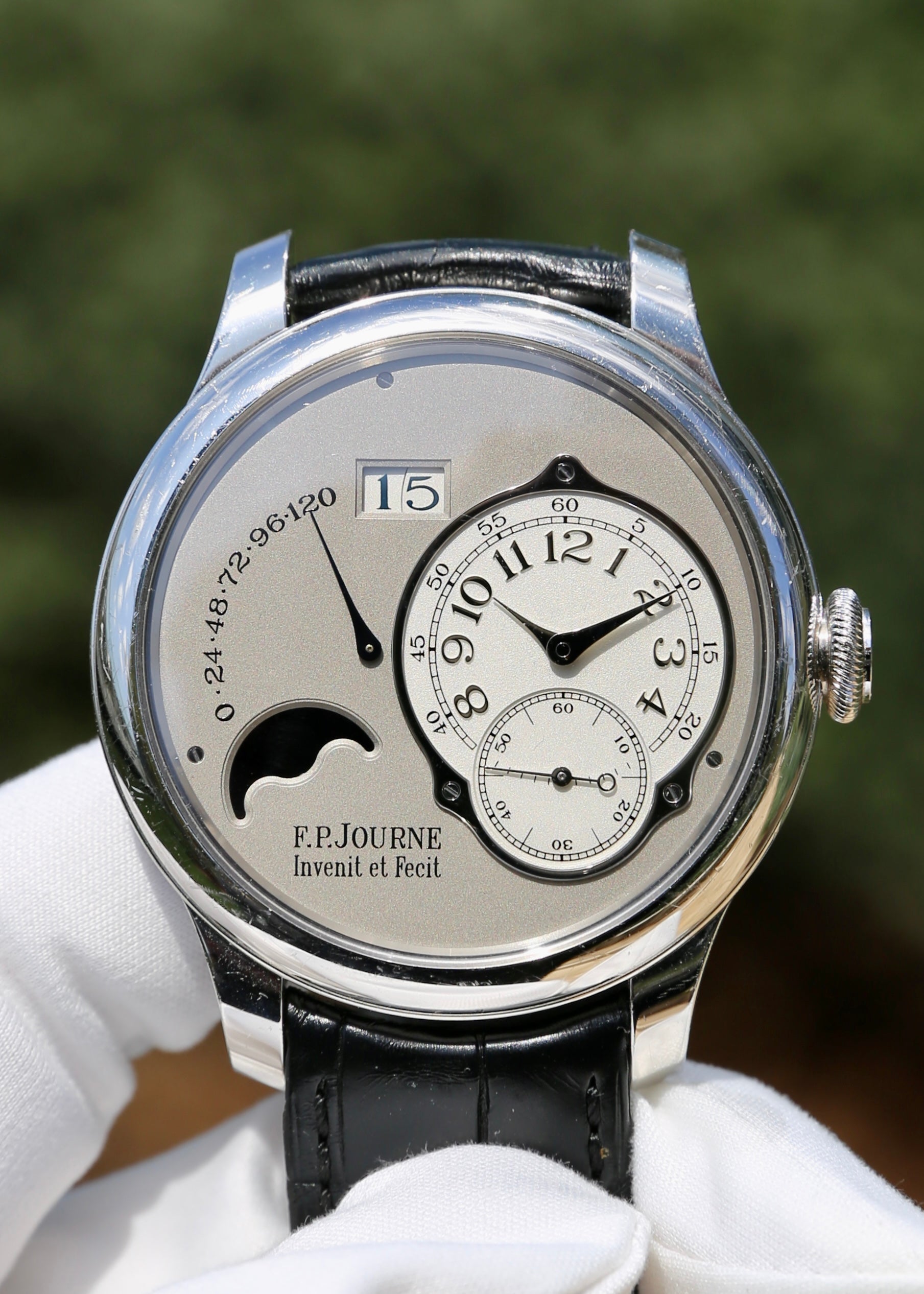 Journe Octa Lune Grey Dial Platinum 42mm – Haute Time