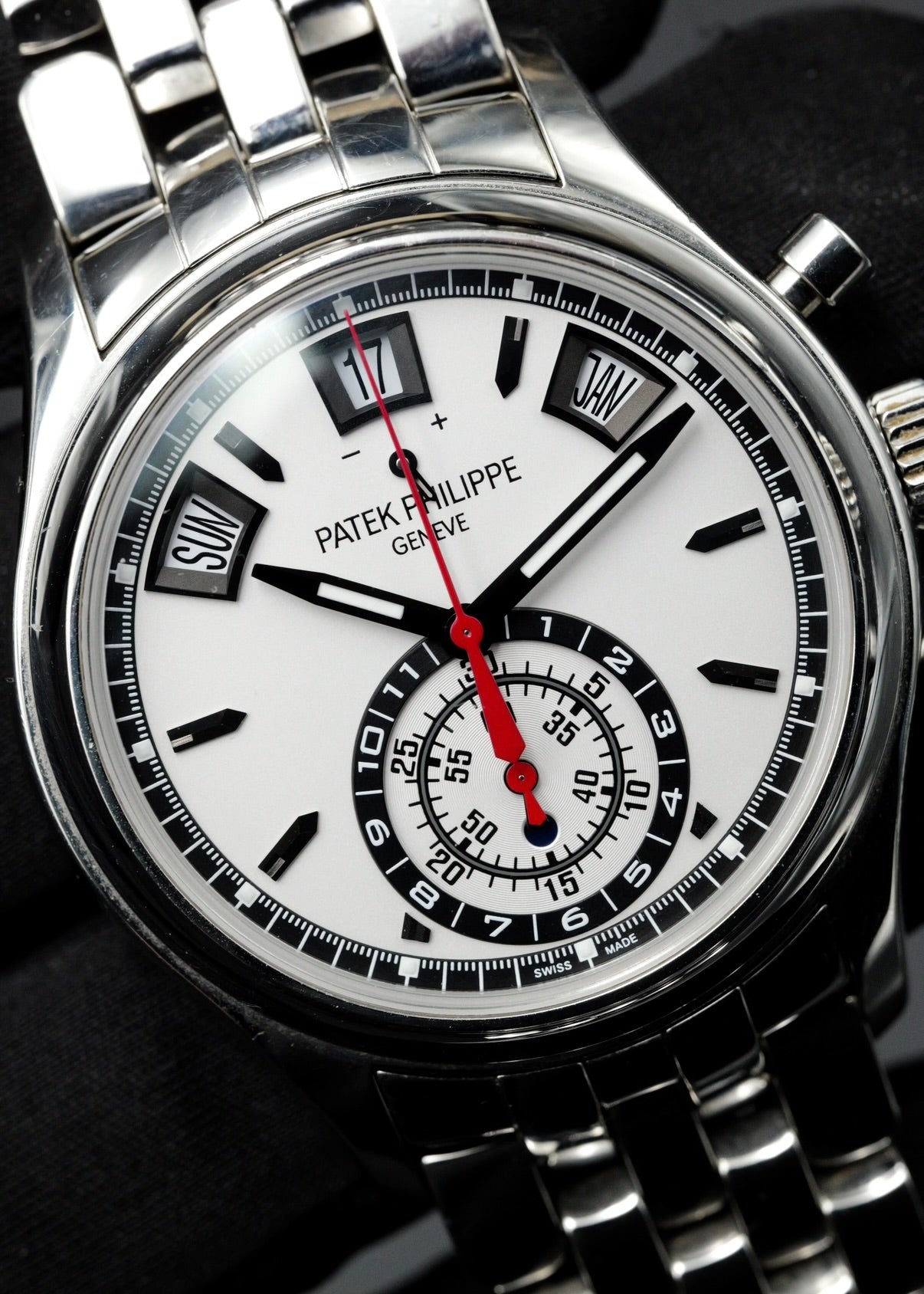 Patek Philippe Annual Calendar Chronograph 5960/1A Stainless Steel White Dial