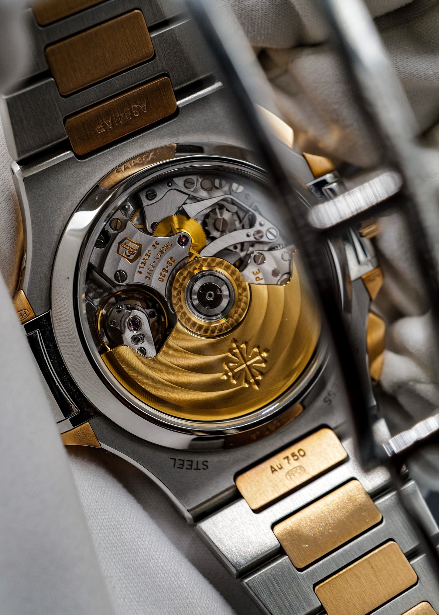 Patek Philippe Nautilus Chronograph 5980/1AR Two Tone Blue Dial