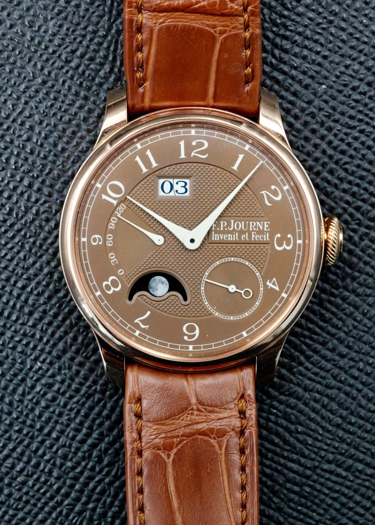 F.P. Journe Automatique Lune Havana Rose Gold
