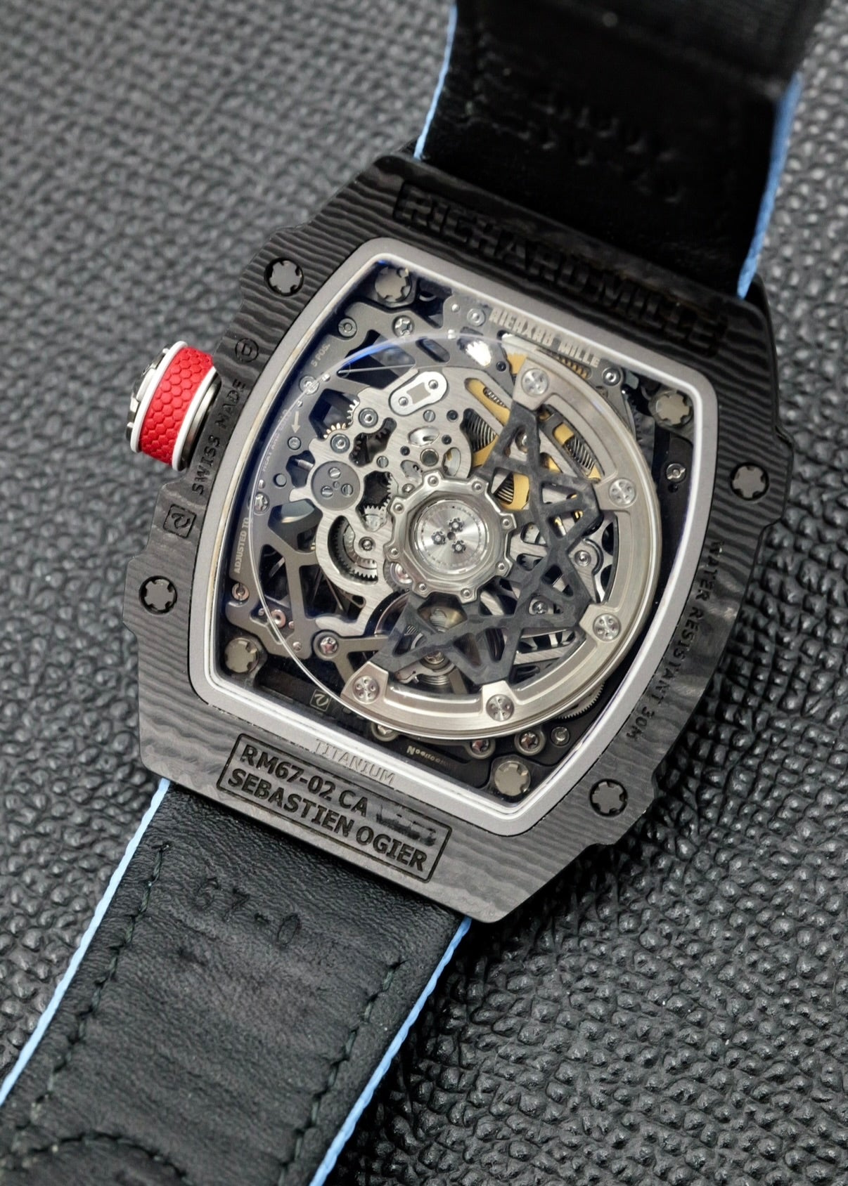 Richard Mille RM67-02 France Sebastien Ogier Black Carbon TPT
