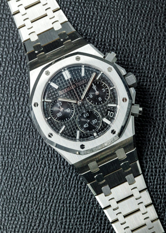 AP Royal Oak Chronograph 26240ST Black 50th Anniversary