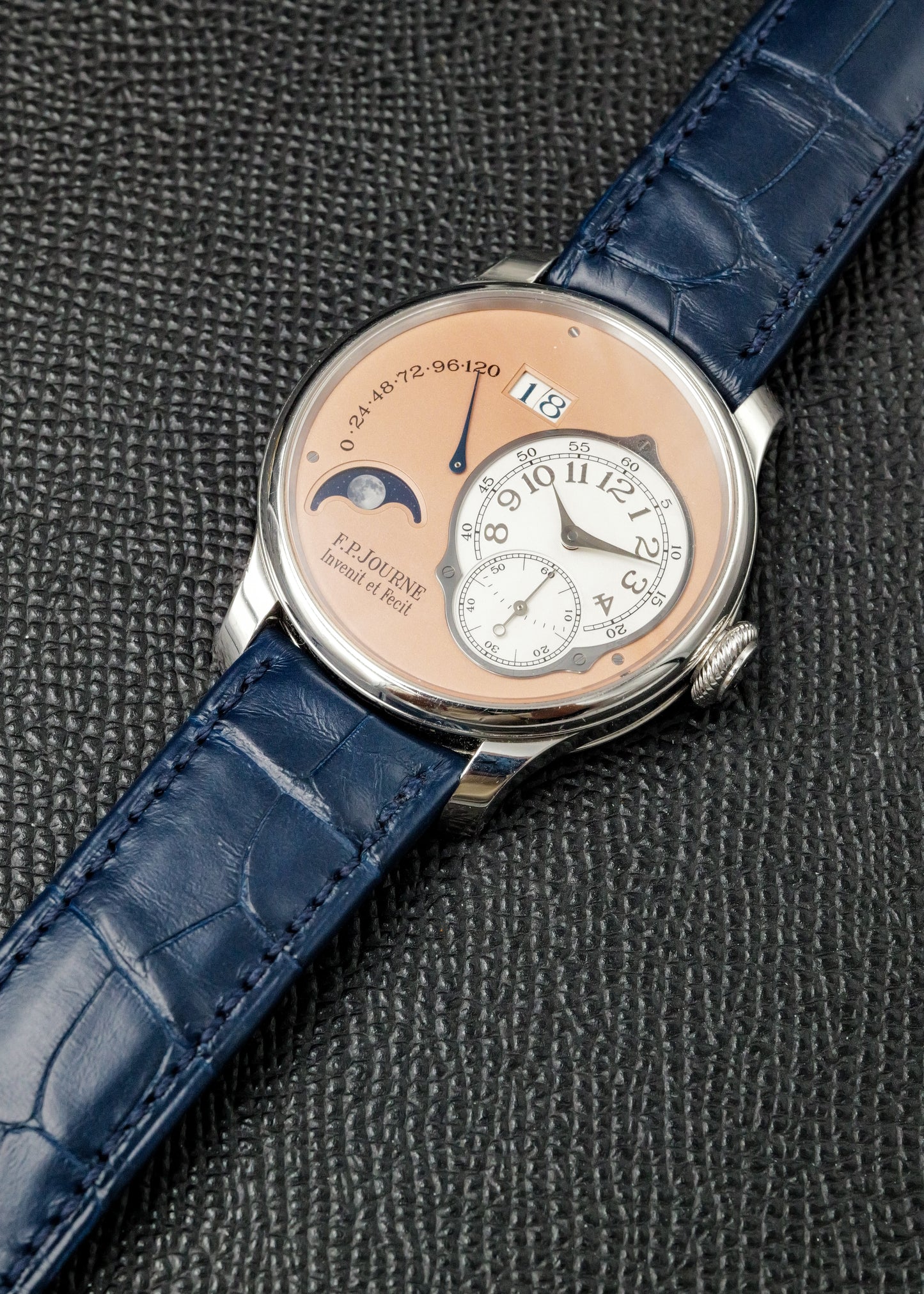 F.P. Journe Octa Lune Platinum Salmon Dial 40mm Off Catalogue