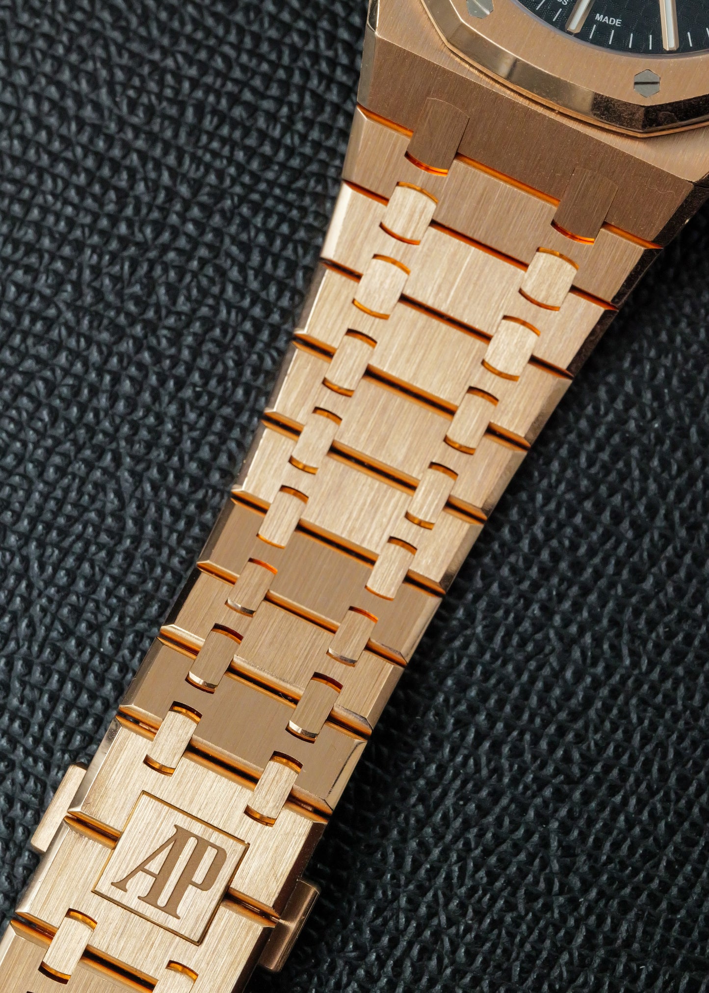 AP Royal Oak 15510OR Black Dial Rose Gold