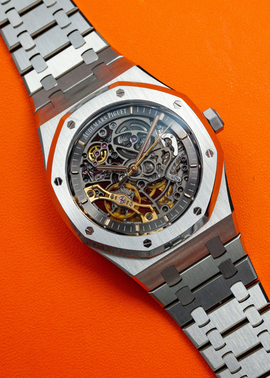 AP Royal Oak Double Balance Wheel Openworked 15407ST