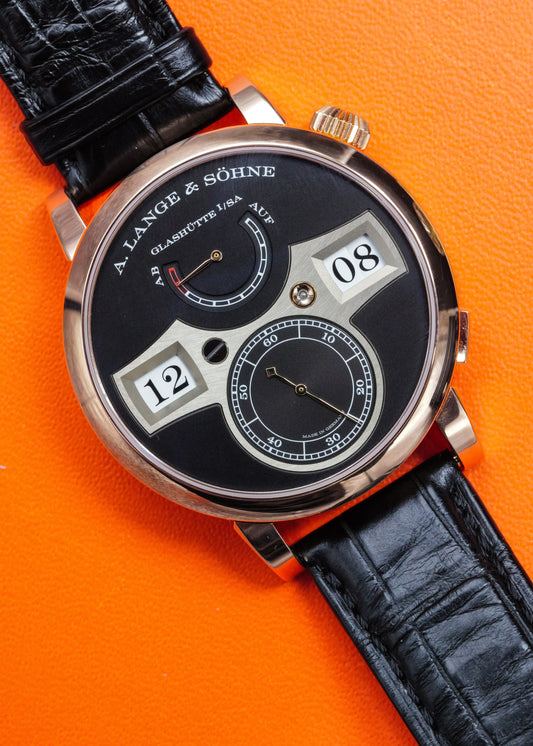 A. Lange & Sohne Zeitwerk 142.031 Rose Gold Upgraded Movement