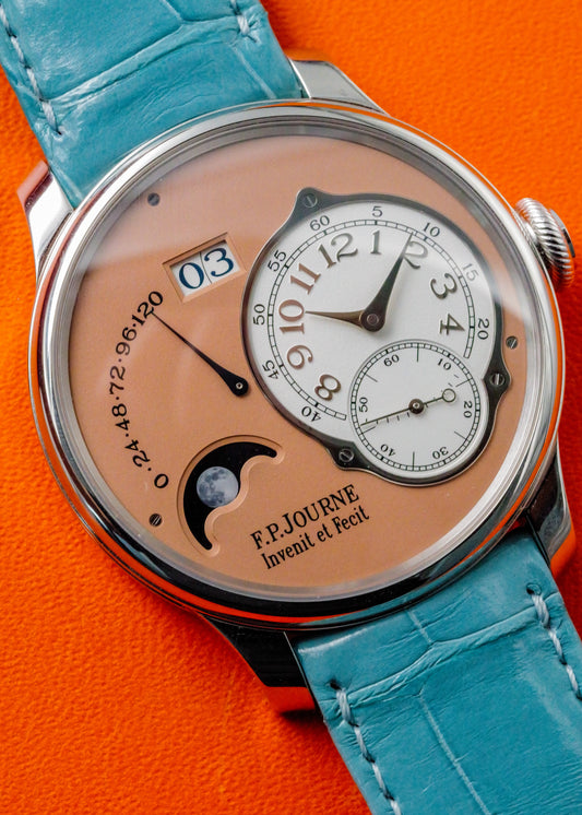 F.P. Journe Octa Lune Platinum Salmon Dial 40mm Off Catalogue