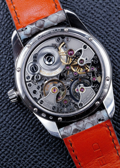 Grönefeld 1941 Remontoire with Bespoke Kari Voutilainen Guilloche Enamel Dial
