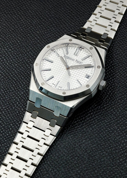 AP Royal Oak 41mm 15510ST White Dial