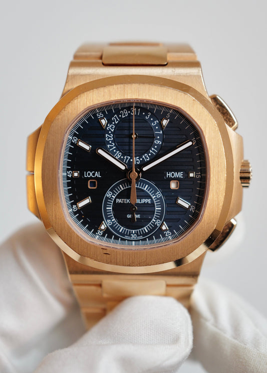 Patek Philippe Travel Time Chronograph 5990/1R 18K Rose Gold