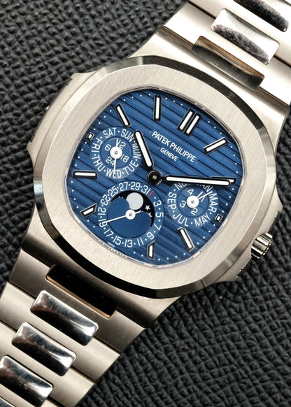 Patek Philippe Nautilus Perpetual Calendar 5740/1G White Gold Blue Dial