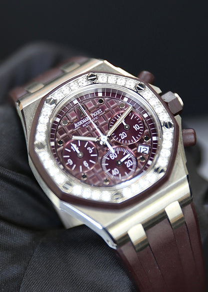 AP Royal Oak Offshore Chronograph 26048SK Plum Dial