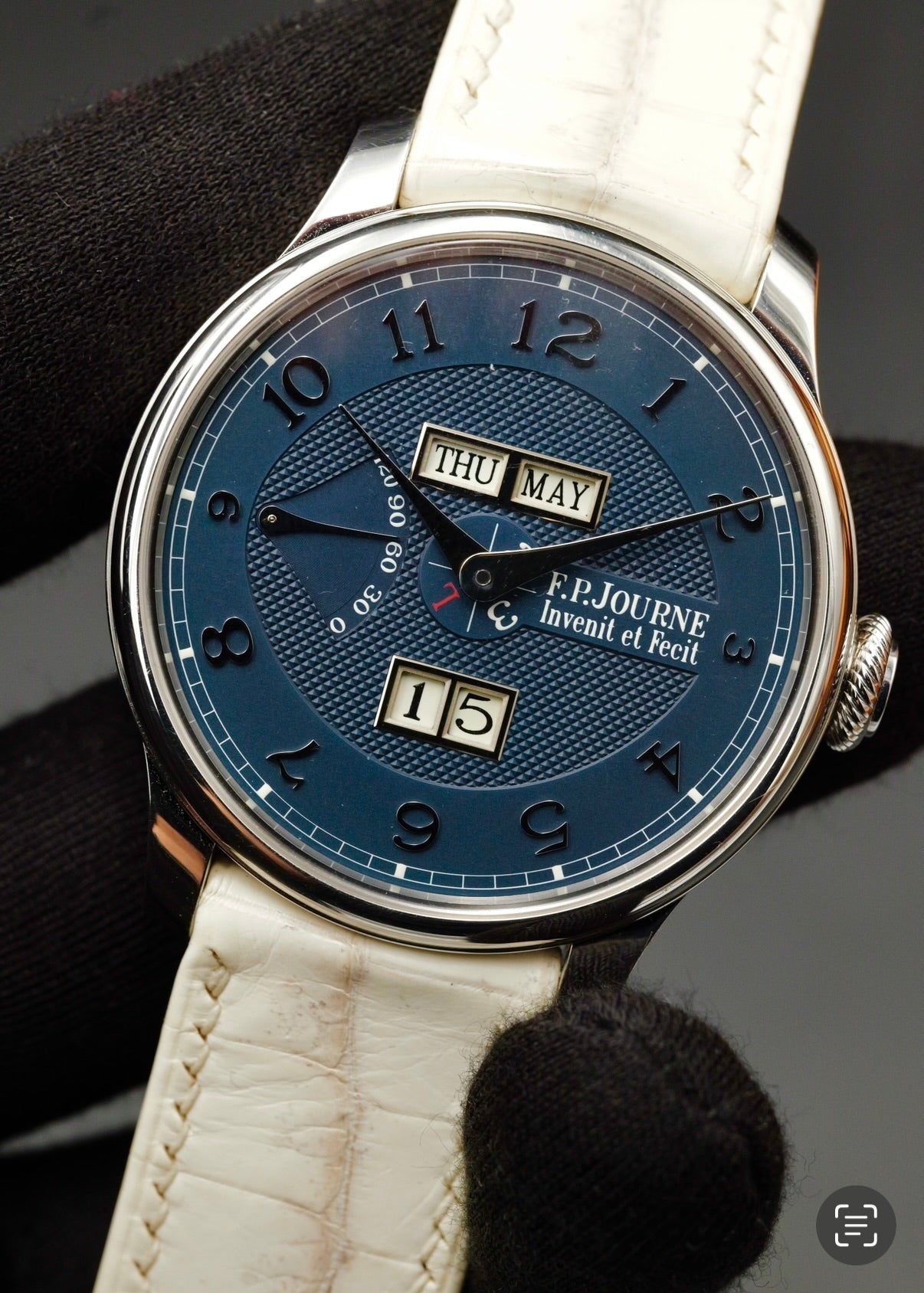 F.P. Journe Quantieme Perpetuel Boutique Edition Blue Dial Platinum 40mm