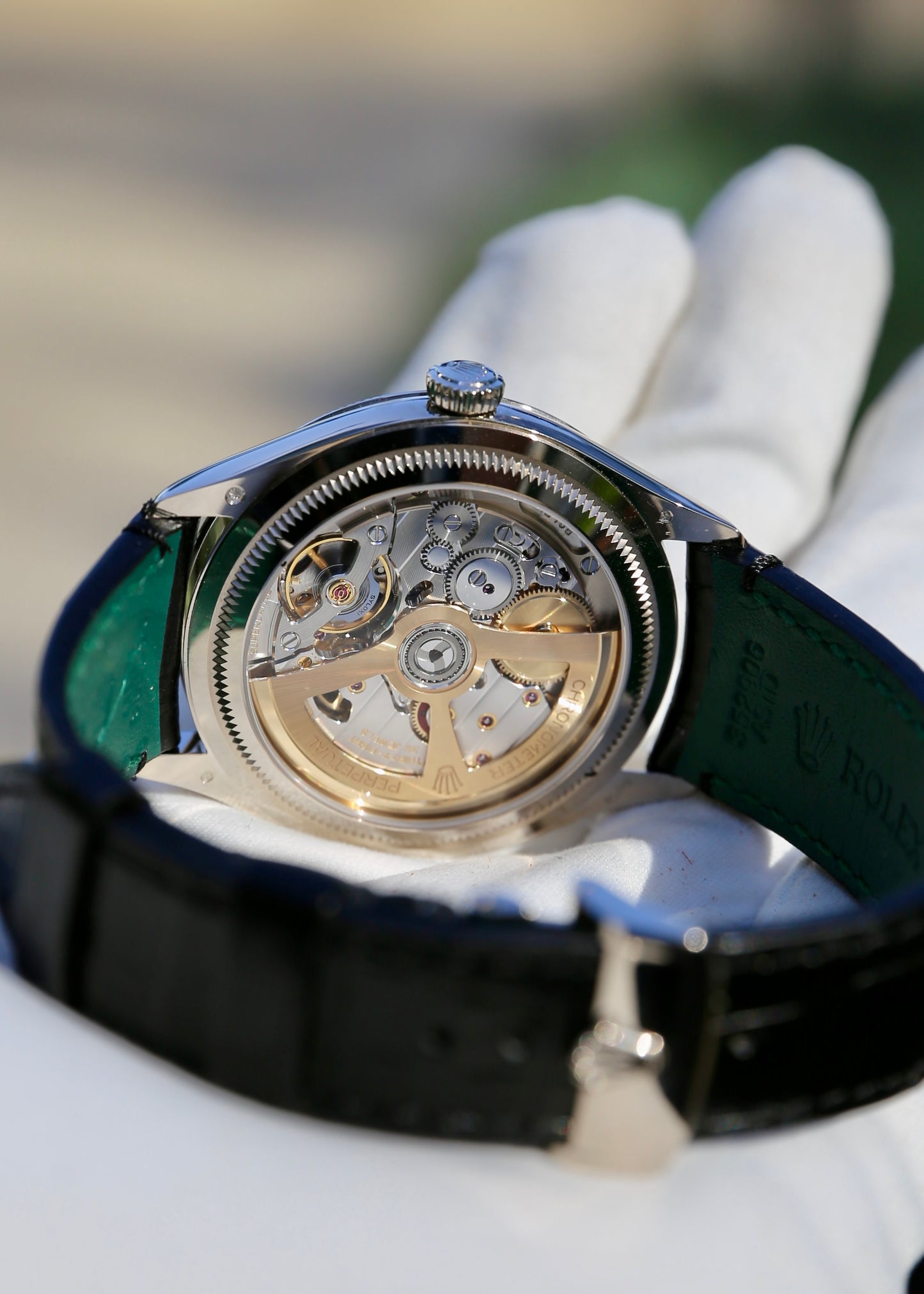 Rolex 1908 52509 18K White Gold Black Dial
