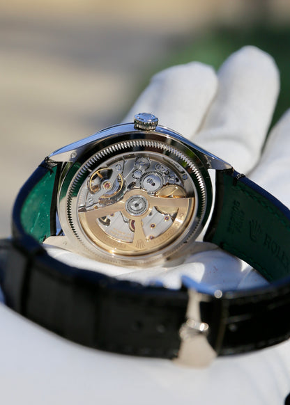 Rolex 1908 52509 18K White Gold Black Dial