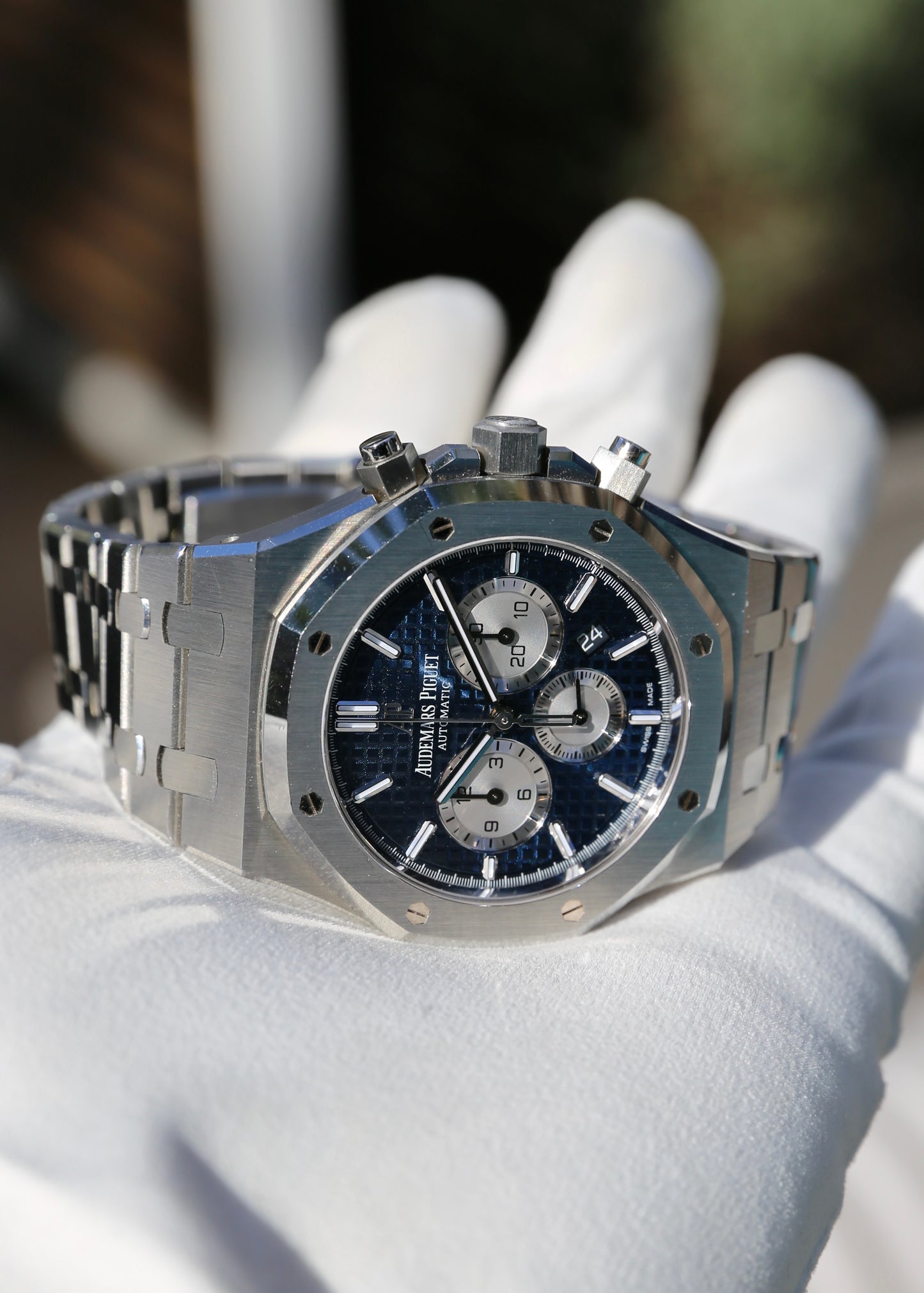 AP Royal Oak Chronograph 41mm 26331ST Blue Dial