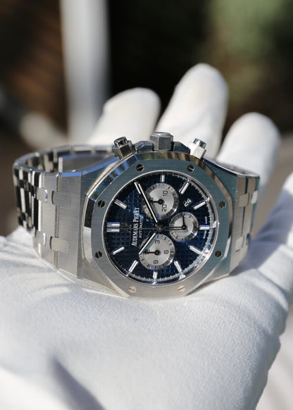 AP Royal Oak Chronograph 41mm 26331ST Blue Dial