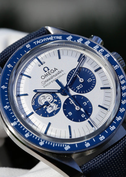 Omega Speedmaster Moonwatch Anniversary Series Silver Snoopy Award 310.32.42.50.02.001