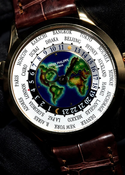 Patek Philippe World Time 5231J Rare Handcrafts Enamel Dial