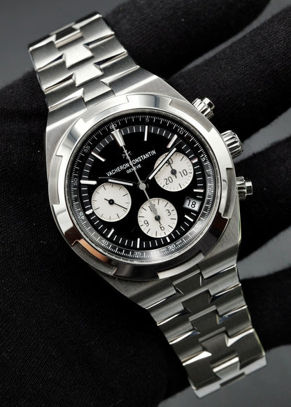 Vacheron Constantin Overseas Chronograph 5500V Black Panda Dial