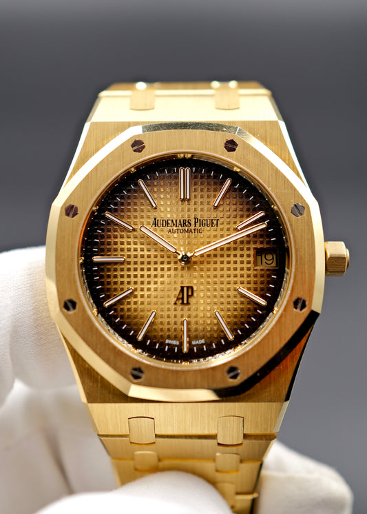AP Royal Oak Jumbo Ultra Thin 16202BA Yellow Gold "Lebron James"