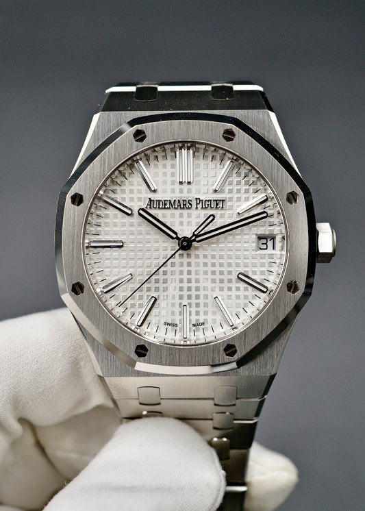 AP Royal Oak 41mm 15510ST White Dial