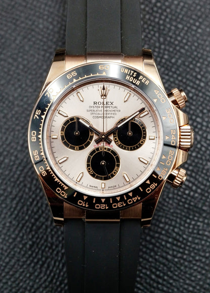 Rolex Daytona 126515LN Sundust Rose Gold Oysterflex