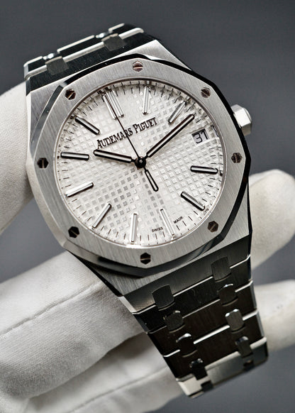 AP Royal Oak 41mm 15510ST White Dial