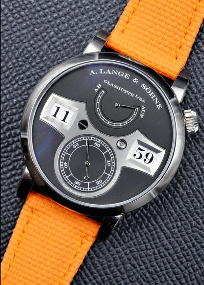 A. Lange & Sohne Zeitwerk 140.029 White Gold Upgraded Movement
